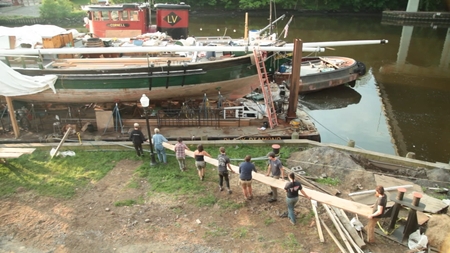 In 2012, the Clearwater crew commenced a massive rebuild of the boat.