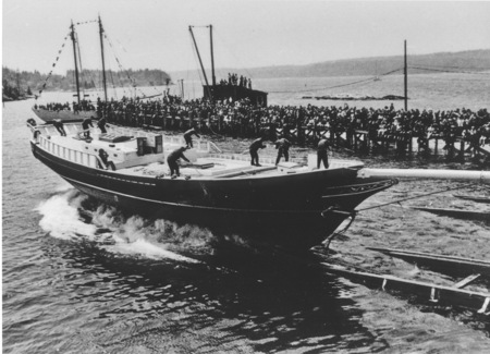 On May 17, 1969, the Clearwater launched from South Bristol, Maine. 